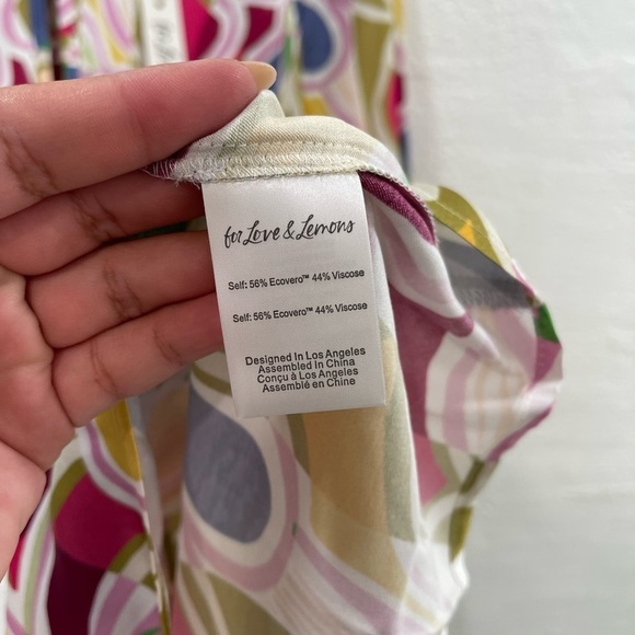 For Love and Lemons Thora Long Sleeve Mini Dress - Picture 6 of 7